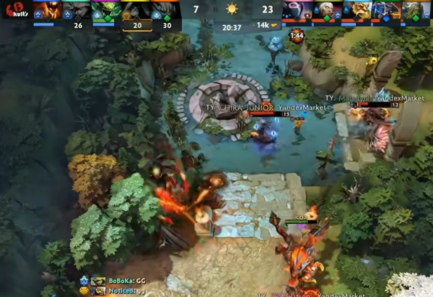 差距巨大，YB第一局遭新科PGL冠军Yandex暴虐仅20分钟就敲出了GG