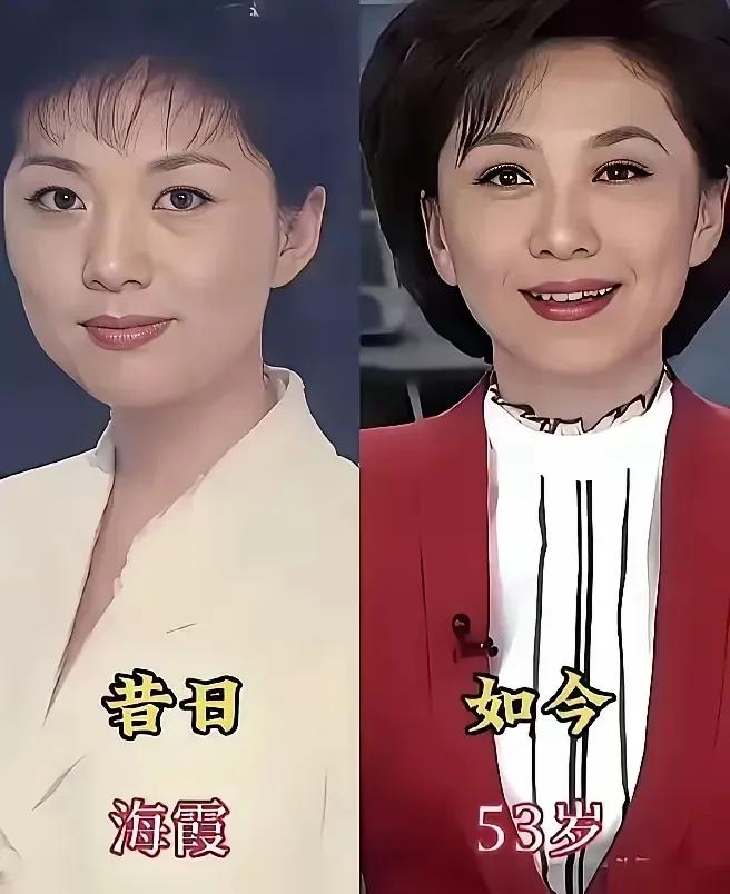 康辉——早期与现在颜值对比杨澜——早期与现在颜值对比周涛——早期与现在颜值对