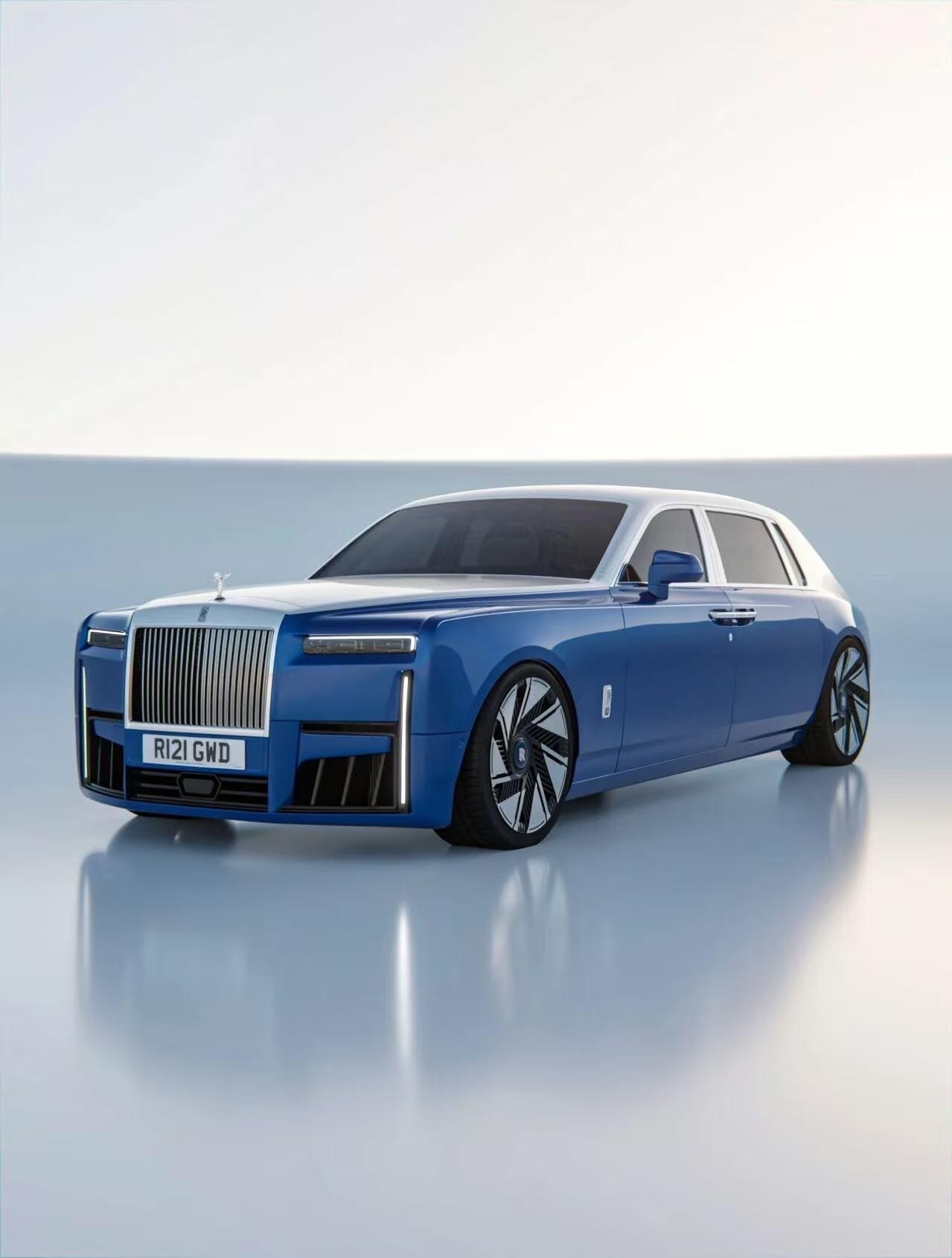 新款劳斯莱斯幻影来了，外观改动非常多，可以算是中期大改款。以前很严肃，现在有点新