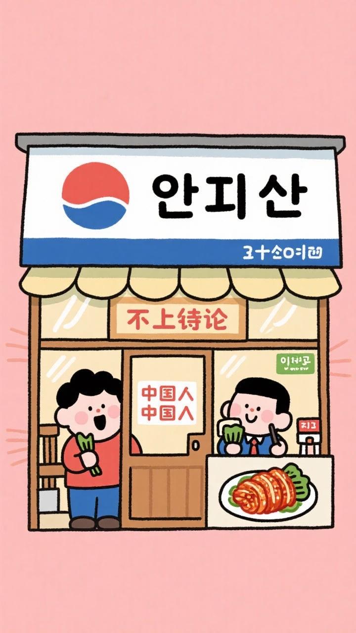 标题：韩国店不接待中国人？先别急着扔泡菜，可能是WiFi信号没连上最近，一条