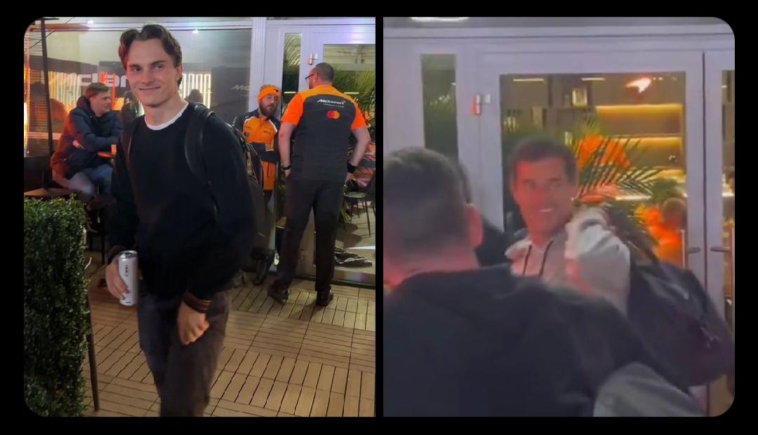 按耐不住的喜悦? 皮亚斯特里与韦伯被拍到离开时面带微笑