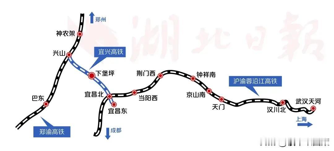 湖北大事即将发生！！作为鄂西环线高铁的关键纽带，全长108.38公里、设计时