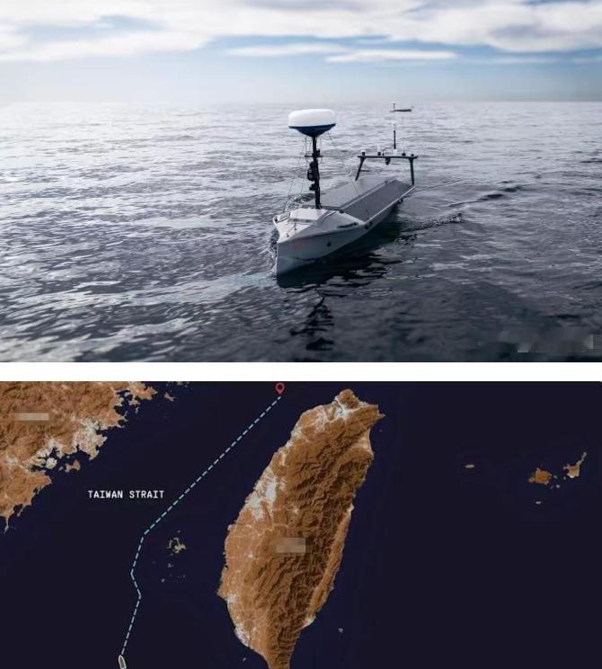 美台首次曝光无人侦察艇穿越台湾海峡，对我海军舰艇威胁极大，必须予以打击。美媒