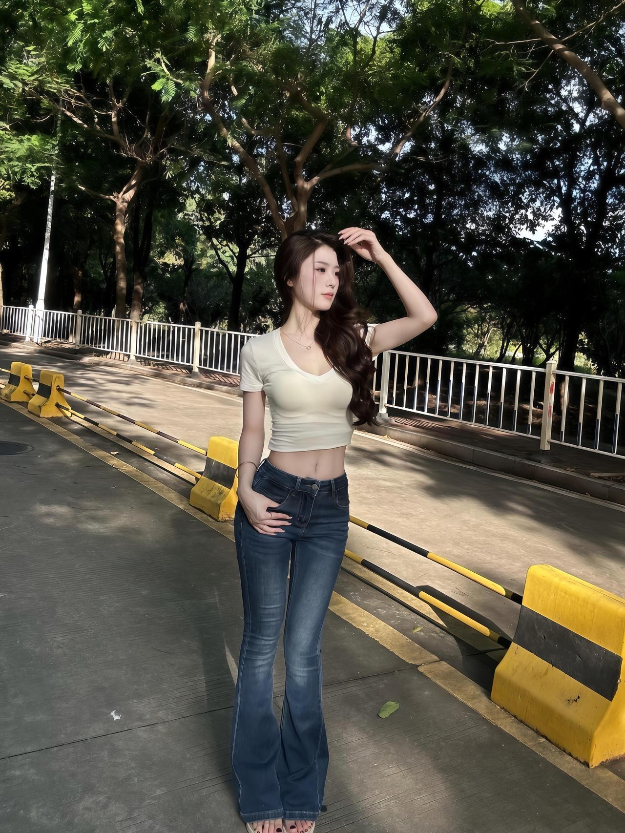 不穿一次牛仔裤👖你永远不知道你的身材有多好