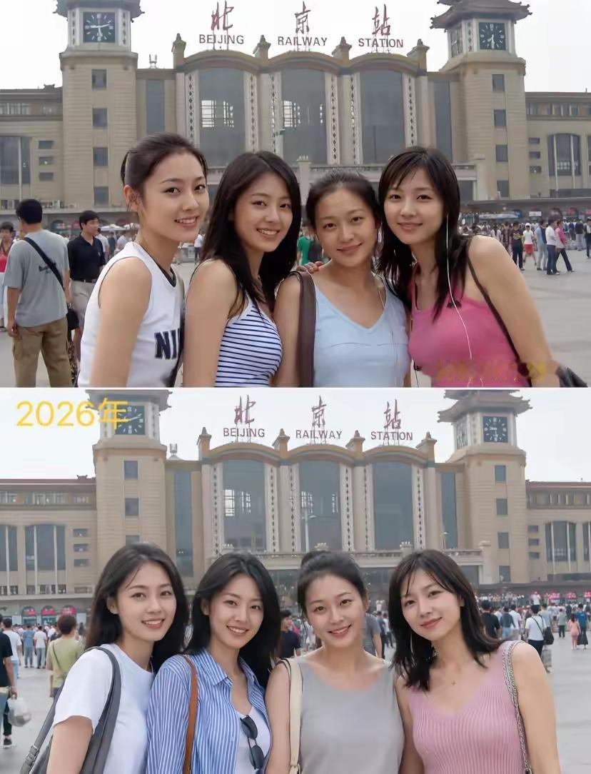 我选粉色衣服那个