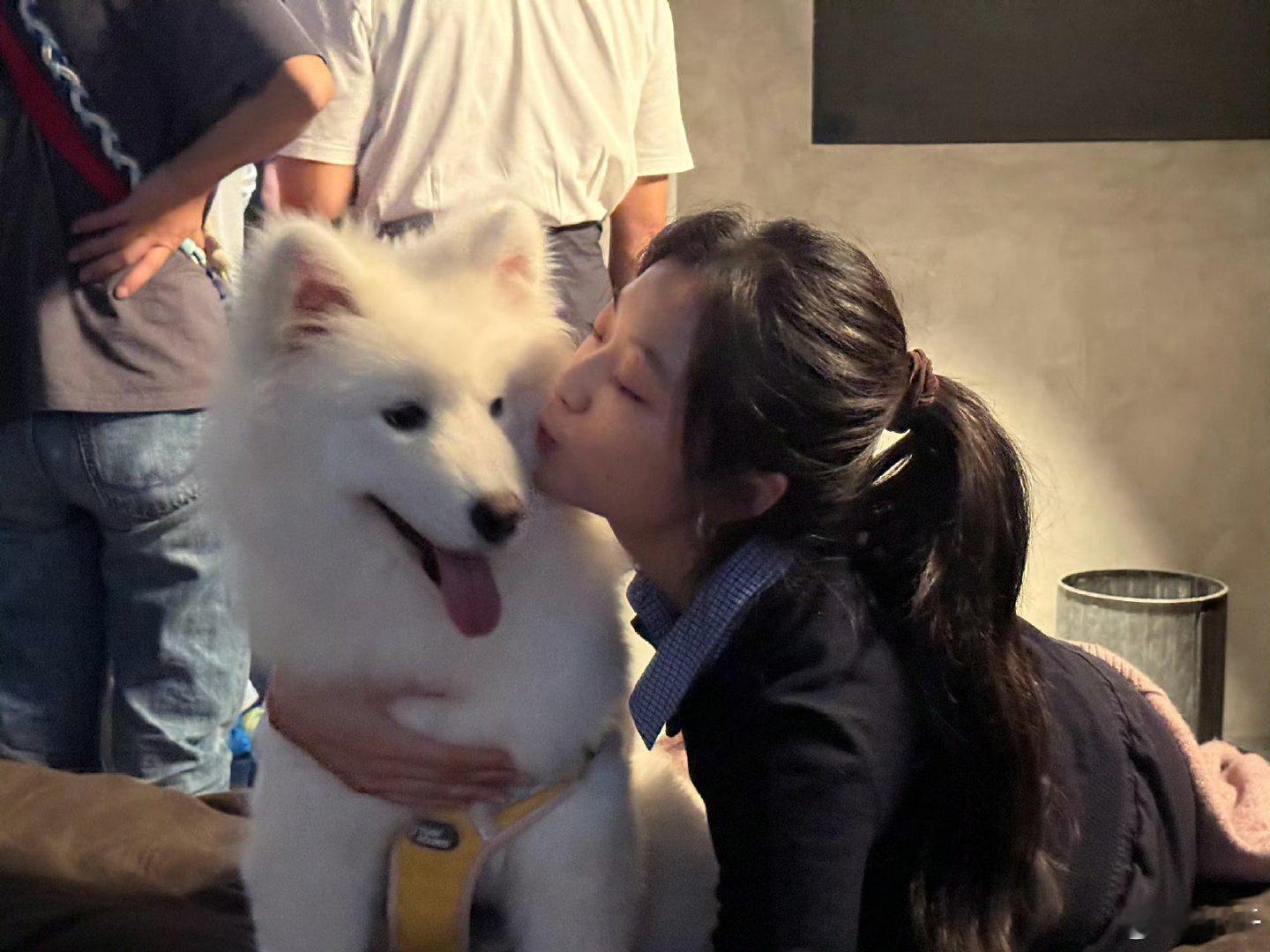 孙千kissbye孙千狗狗卢克kissbye被这个拜拜萌晕啦