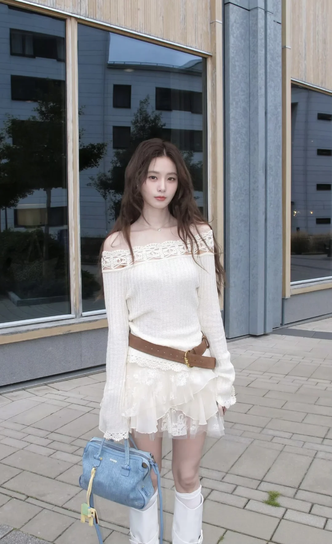 徐艺洋「温柔系扫街穿搭」妥妥白月光