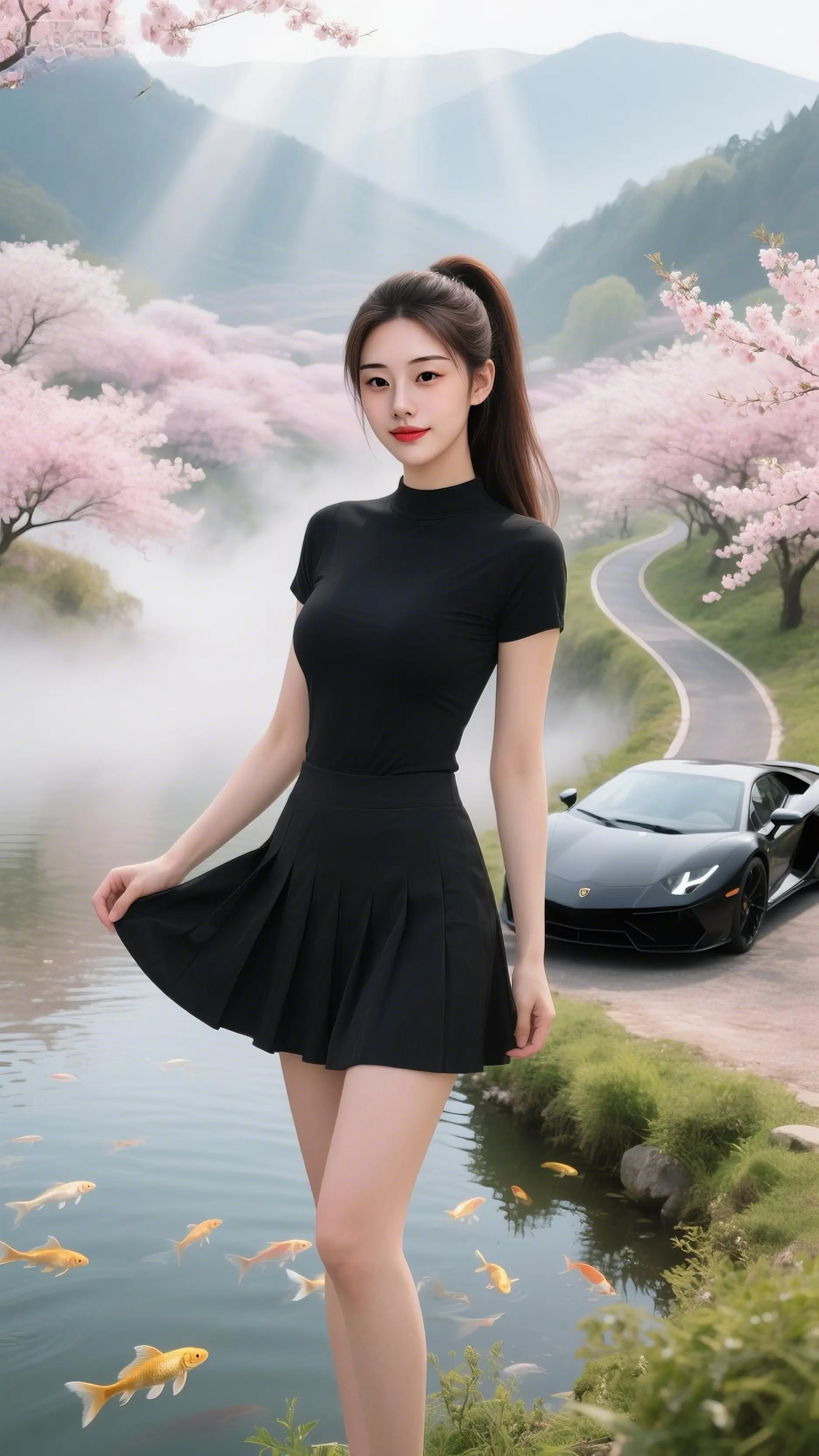 原来世外桃源不必归隐深山， 繁花流水，清风作伴， 身处美景，眼里自有星光✨