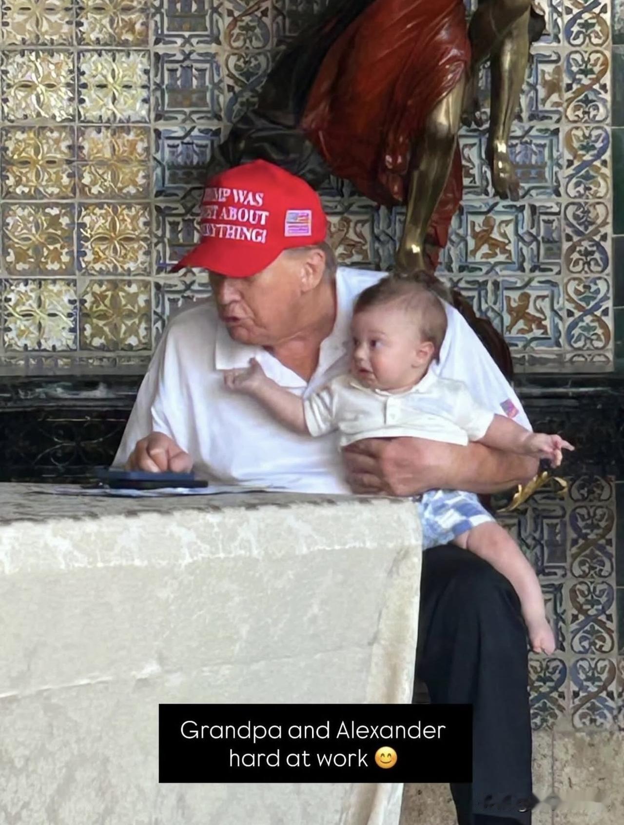 什么都比不上爷爷的爱！NothinglikeGrandpa'slove❤