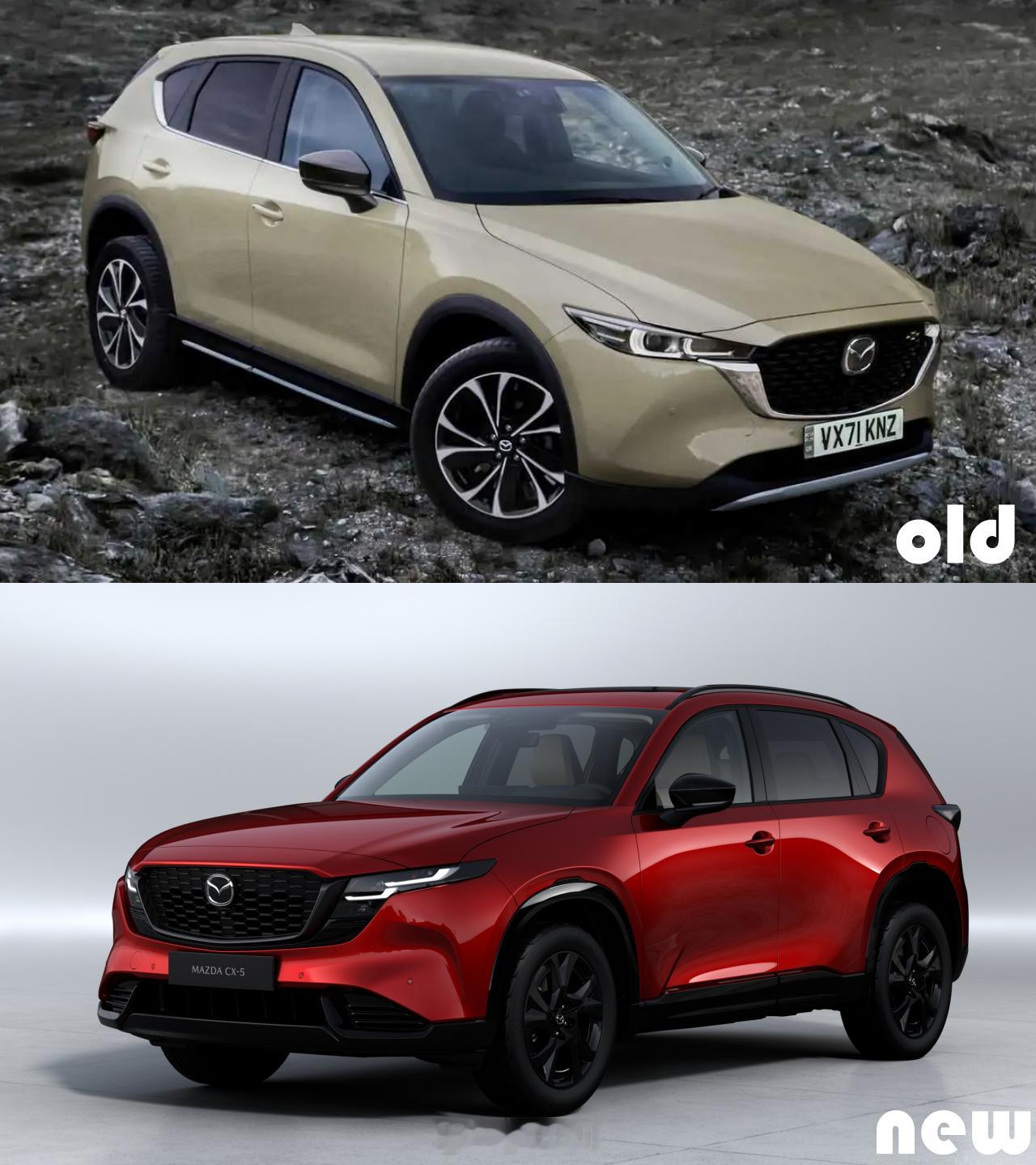 新老马自达CX-5对比【车型对比】新老马自达CX-5外观&内饰对比，大家喜