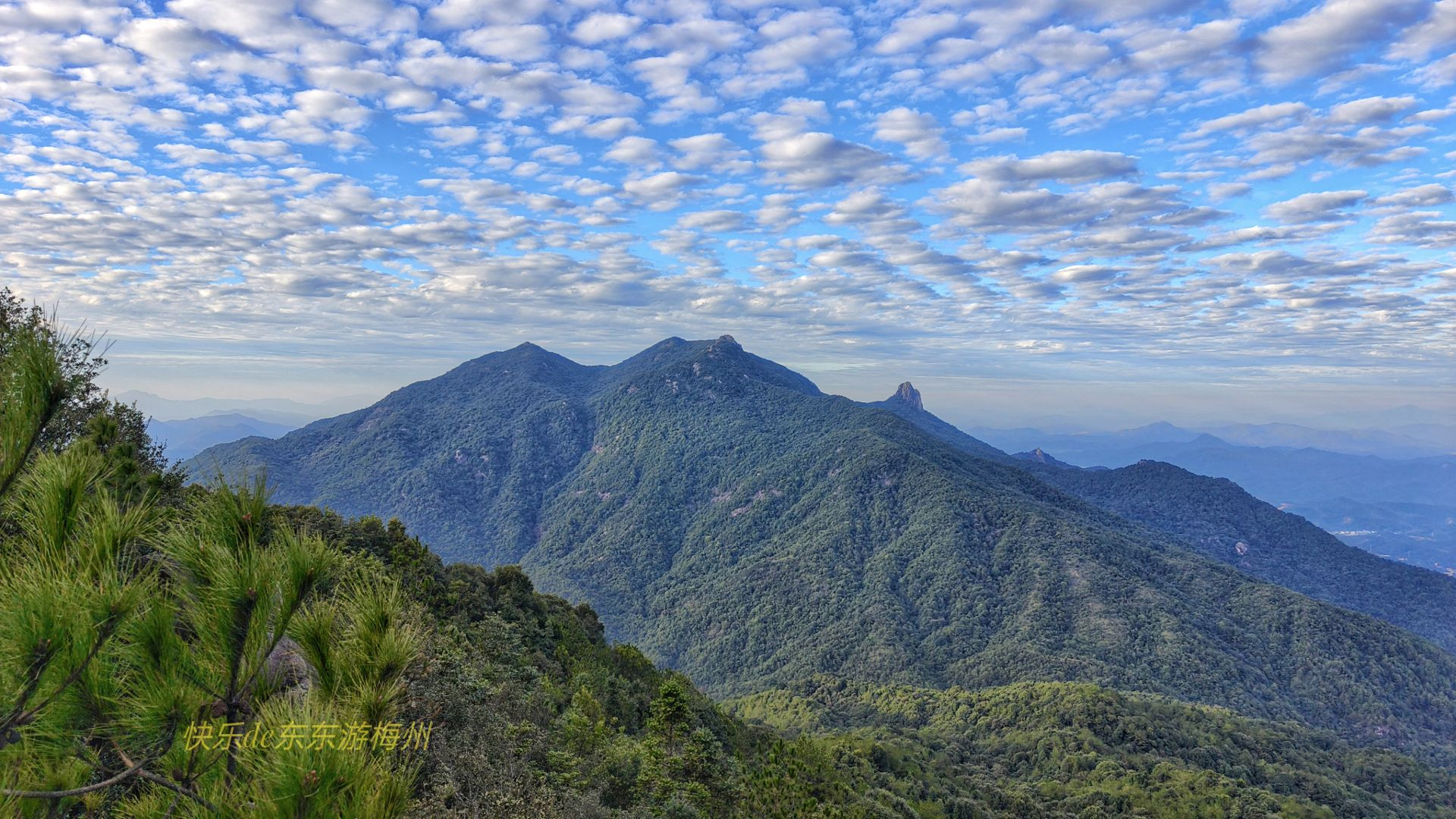 冬日再登桃尧鸡冠山