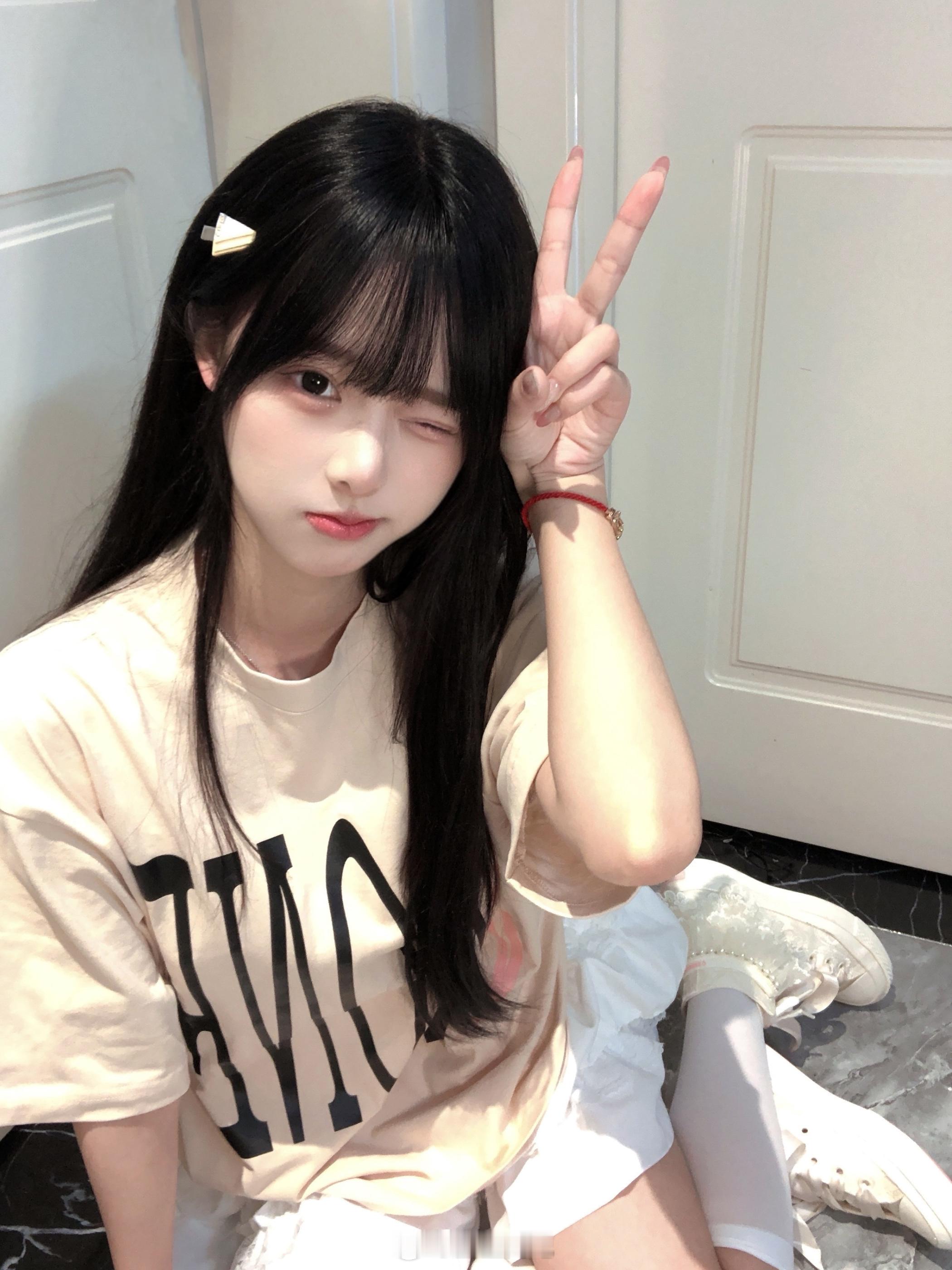 看得出来是假刘海吗…！