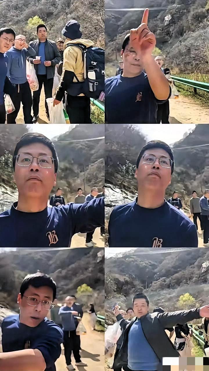 几个衣着光鲜的游客，真是让人大开眼界！3月22日秦岭子午峪，志愿者辛苦清垃圾，几
