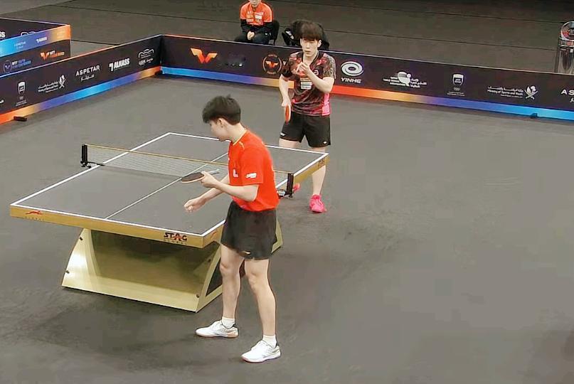 我去！黄友政燃烧起来了，多哈支线决赛，面对日本选手吉山僚一，黄友政打的硬