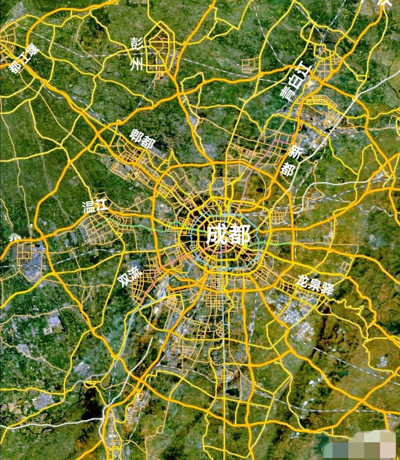 还有比成都卫星城再多的城市么？[捂脸哭]