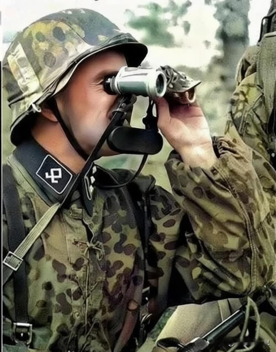 一名武装党卫军第7“欧根亲王”志愿山地师的二级突击中队长（相当于国防军中尉军衔）