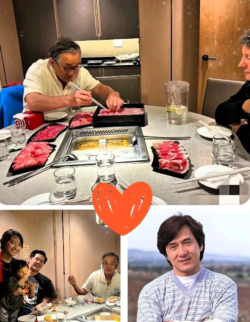 没想到，71岁成龙大哥吃火锅的照片又再次真实曝光了他的近况，真让人有点小感慨。