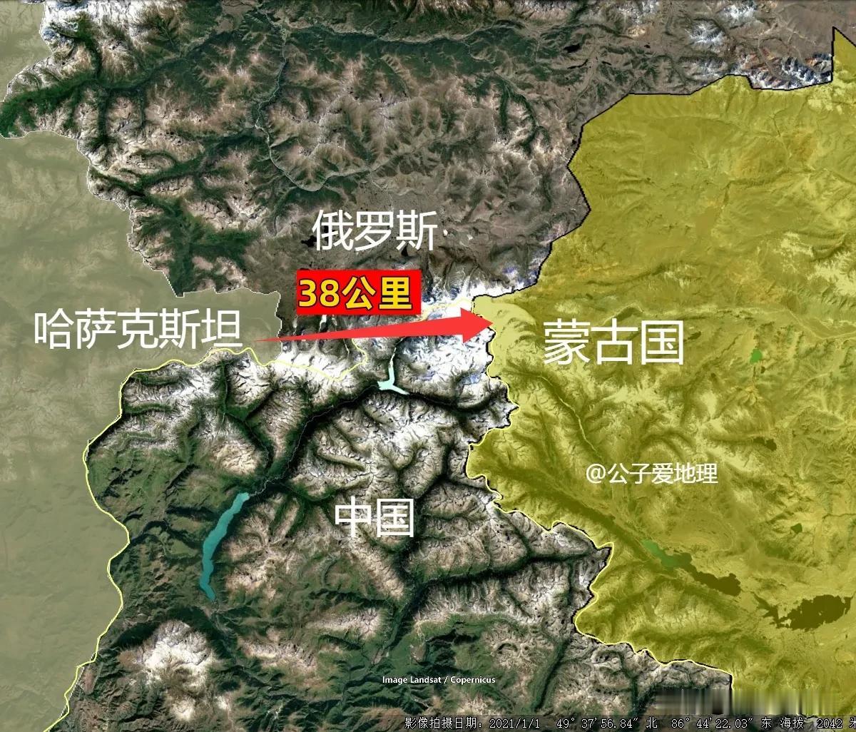 俄罗斯和哈萨克斯坦换领土，只为阻止这两国接壤？你有没有仔细看过中亚的地图？那条