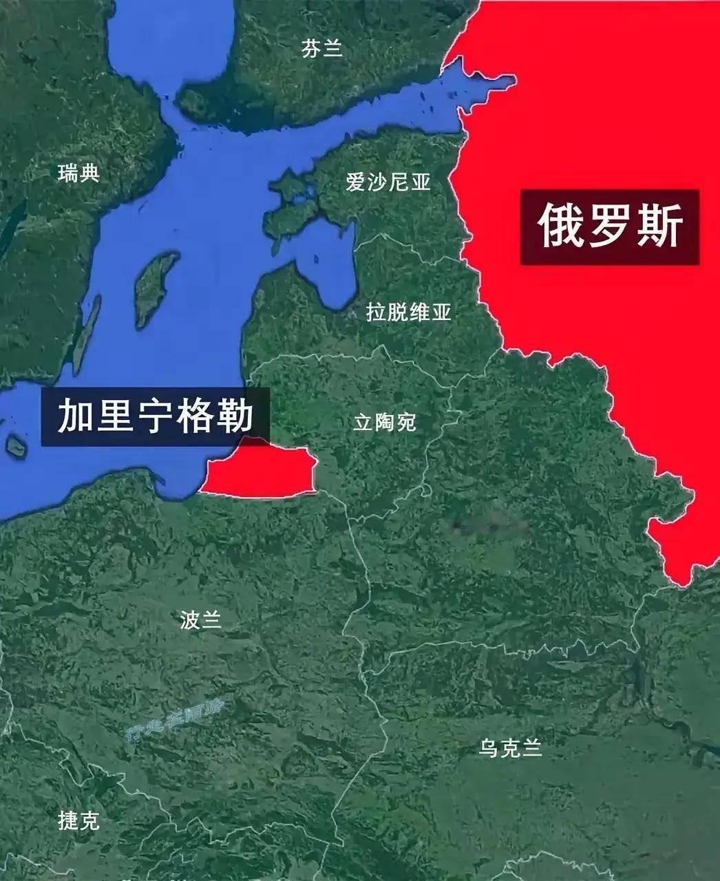 不是唯一一块海外飞地，是目前已知的唯一一块加里宁格勒原本叫柯尼斯堡，是东普鲁士