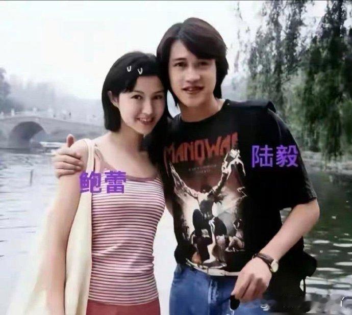 鲍蕾刚入上戏那会儿模样清纯耐看，气质惹人喜爱，也难怪陆毅一众佳人里独独倾心于她。