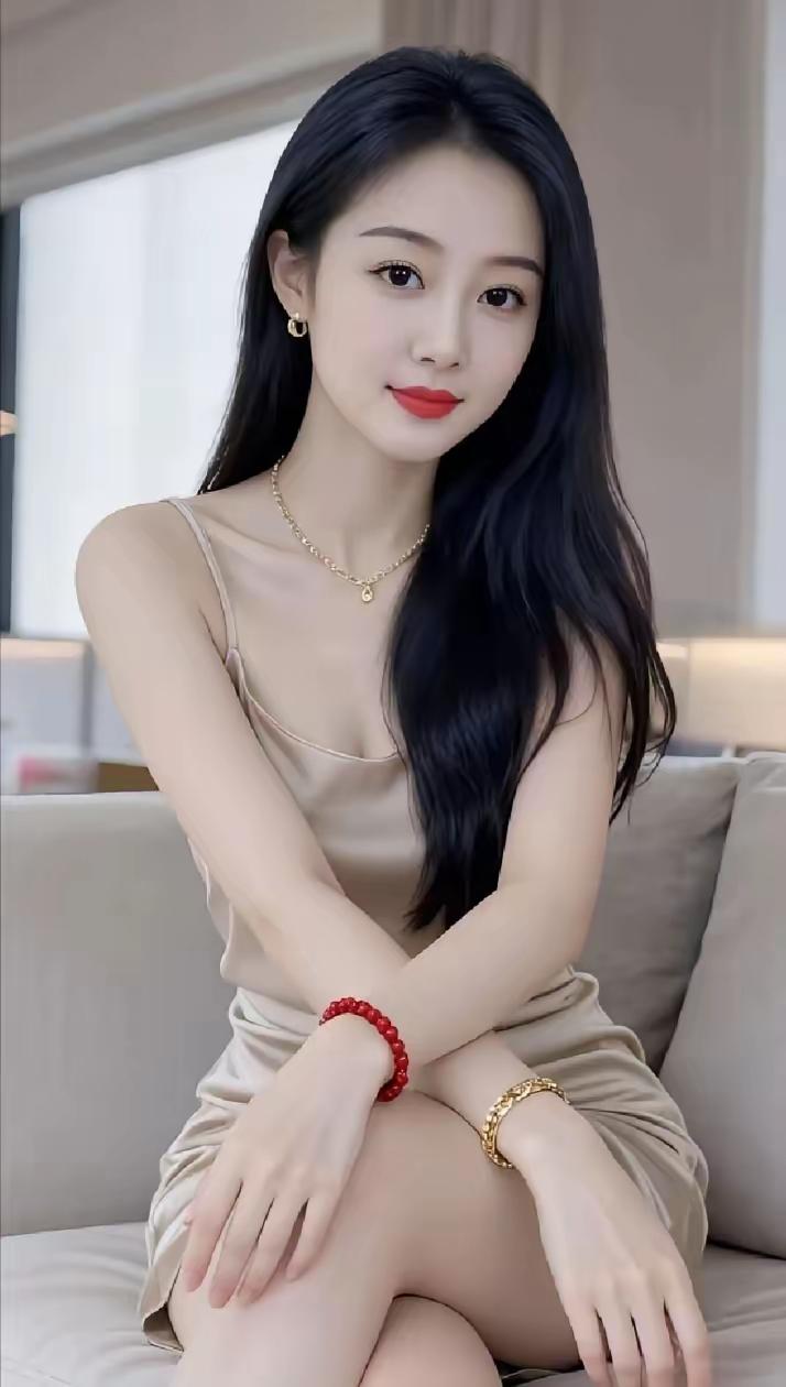 优雅气质，珠宝闪耀，红唇魅惑，时尚穿搭