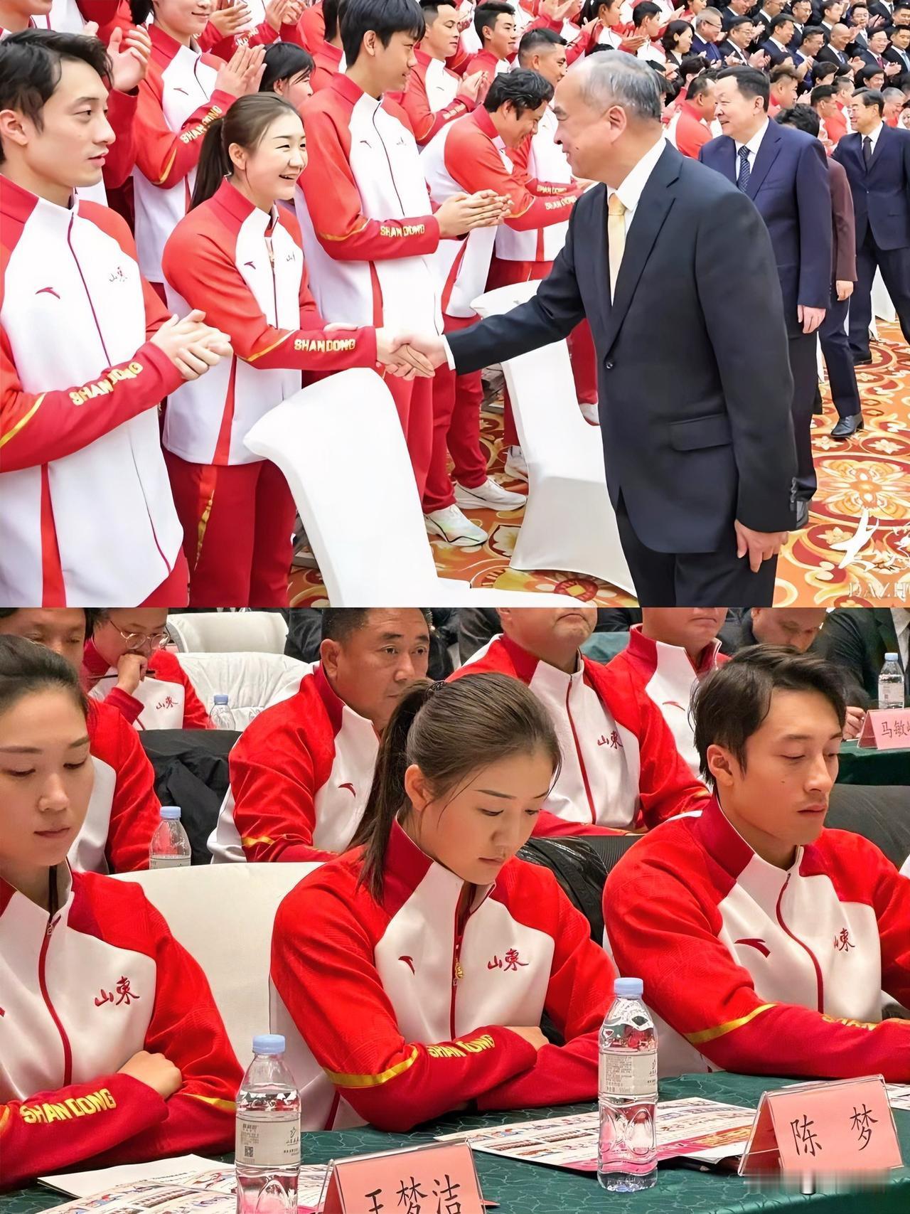 张继科没想到就连全红婵都没这个待遇但31岁的陈梦却做到了！你看她在山东