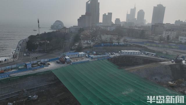 栈桥旁惊现“城市之眼”！青岛湾广场2026年竣工，太平路拥堵魔咒这次真能破解？网