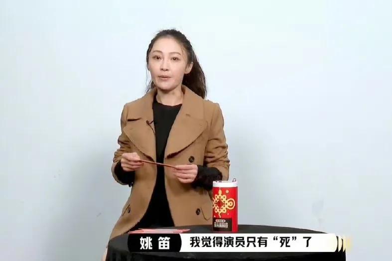 姚笛复出参加综艺《演员请就位》，节目中被采访问道：“有没有演员危机，”姚笛：“我