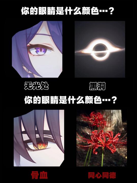星铁角色的眼睛是——