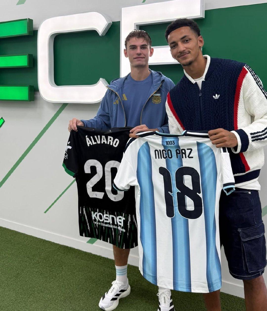 尼科·帕斯x阿尔瓦罗·罗德里格斯。🤍