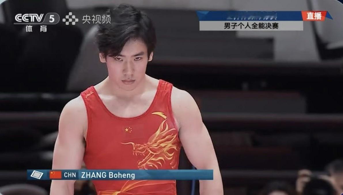 张博恒第一项自由操13.600分侍聪第一项鞍马13.500分​​​