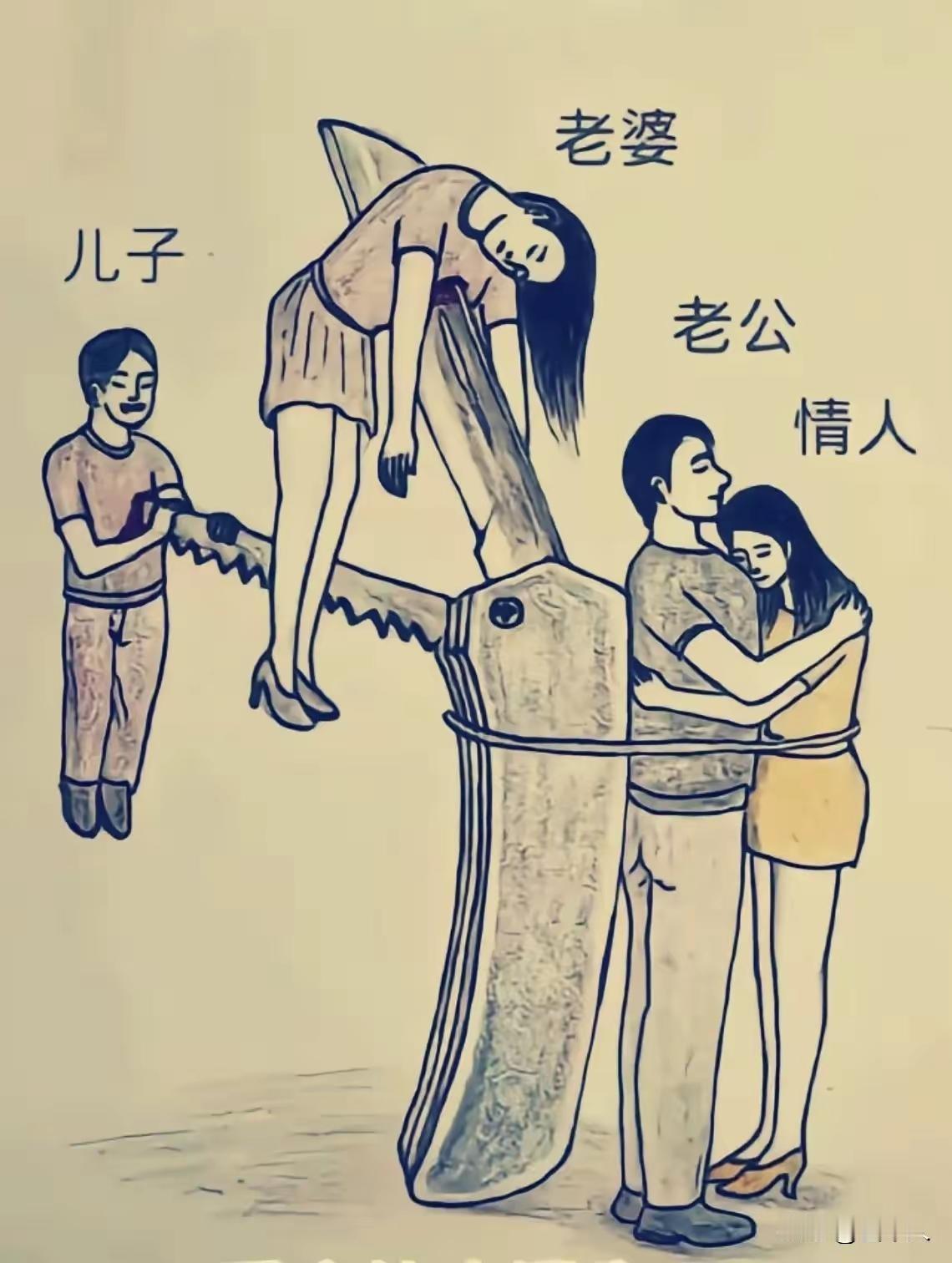 脑子犯胡涂，一纸绘画图。斟酌好半晌，何意没看出。