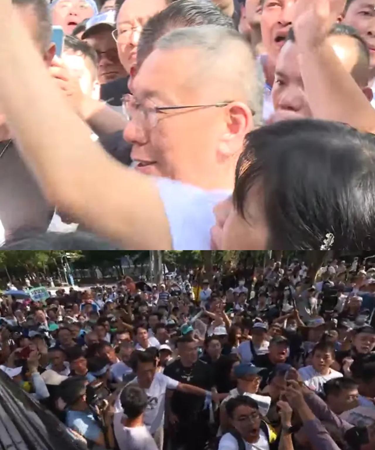 柯文哲人气丝毫不减，柯文哲在被关押看守所一年之后在今天以7000万交保，柯文哲交
