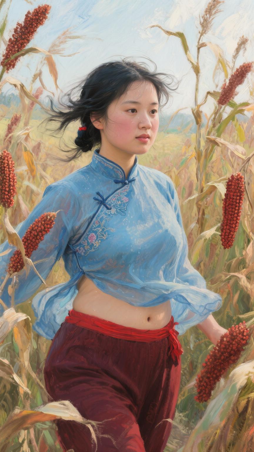 油画题材 热爱生活 油画艺术