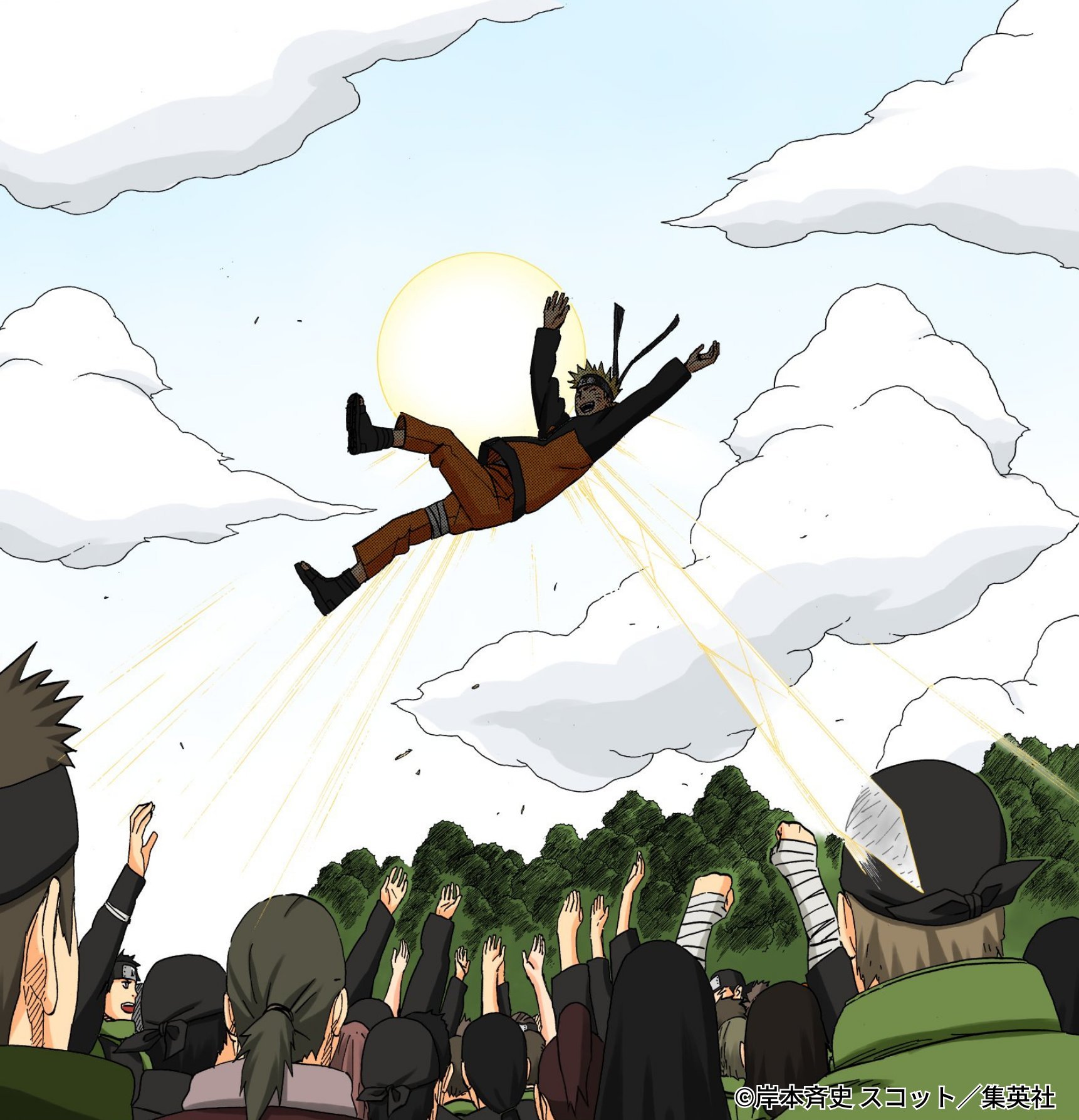 【火影忍者官方最新发布了推文】木叶隐村的英雄！火影忍者漩涡鸣人