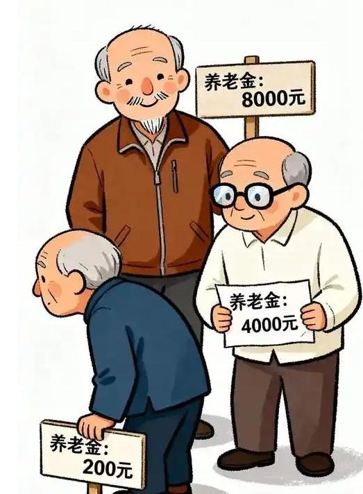 养老金大致分了5个梯队，看看你落在哪一层：第1梯队：1800元以内——多