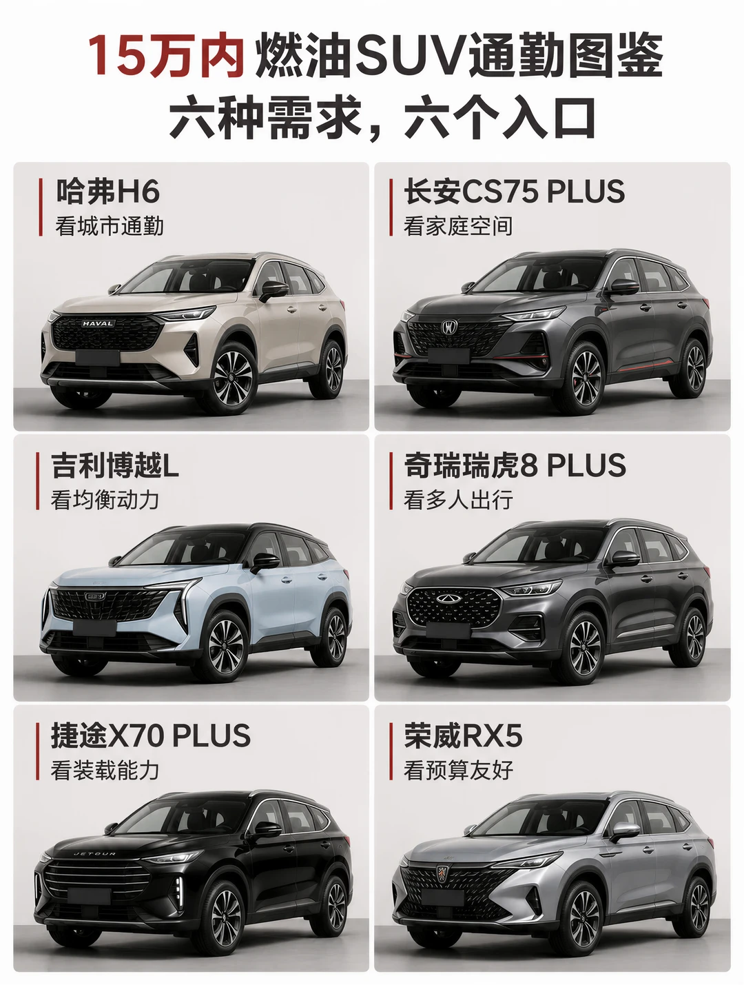 十五万预算买SUV，先想清楚谁坐后排
