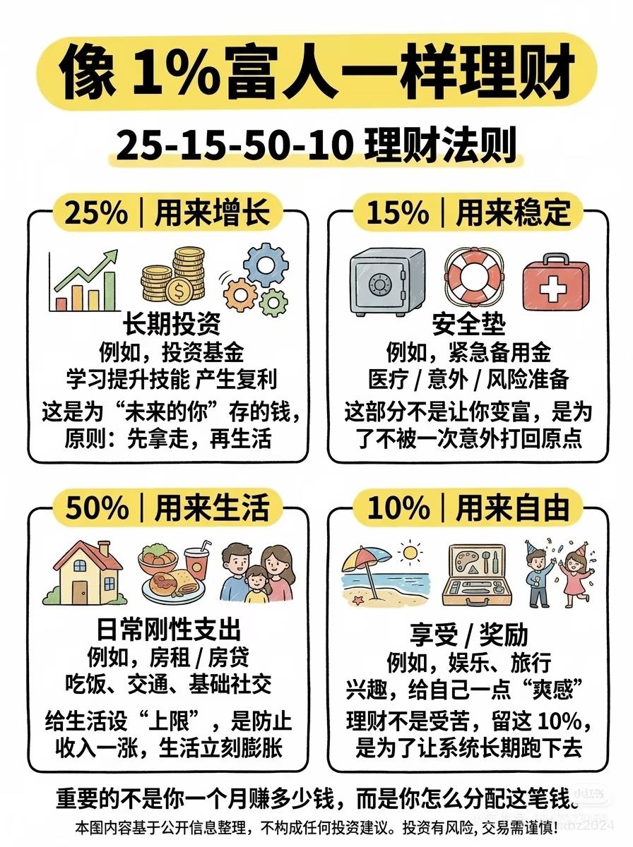 真正拉开贫富差距的，从来不是收入，而是花钱顺序很多人一辈子想不通：明明大家
