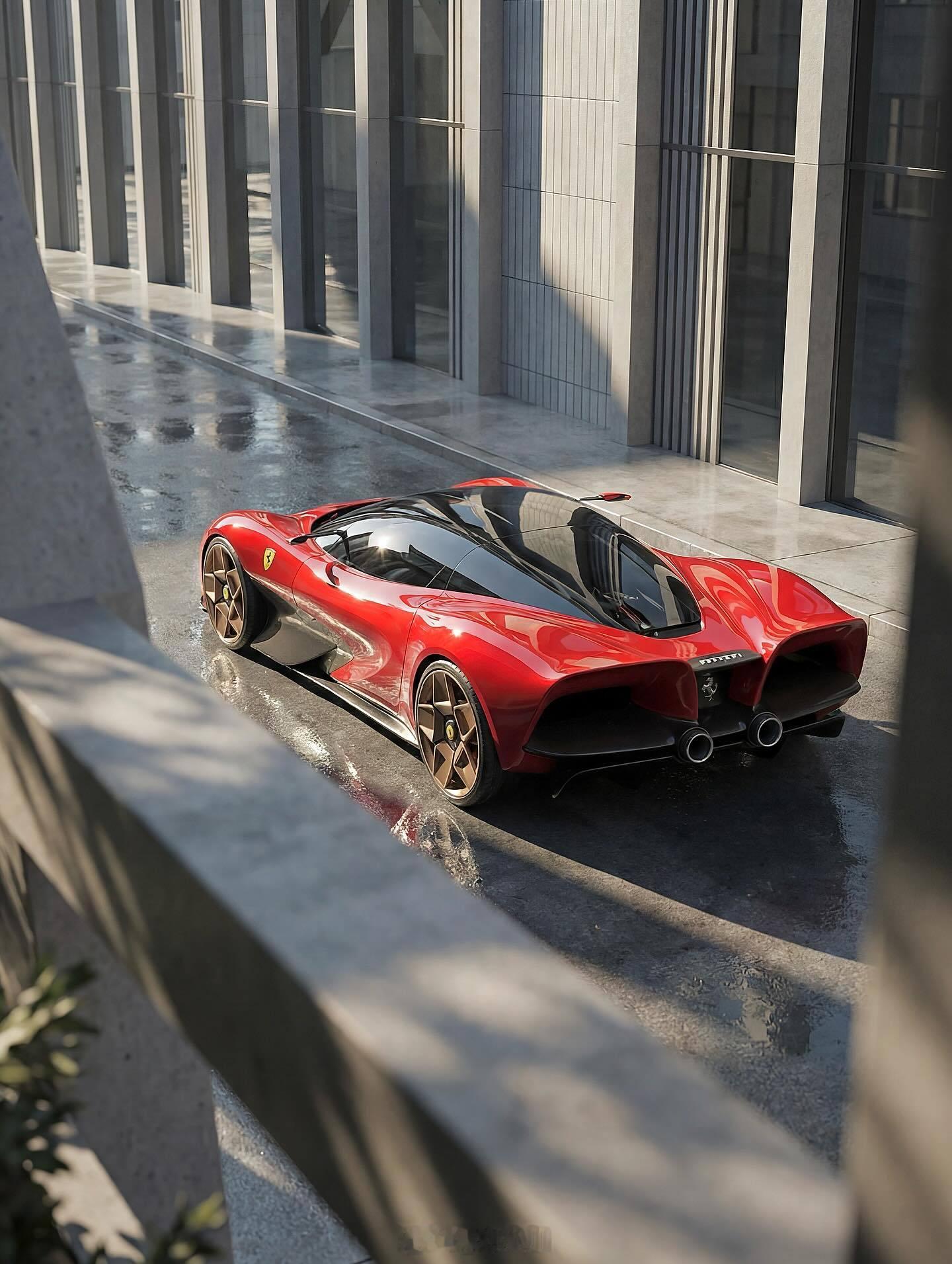 法拉利法拉利全新超跑概念设计法拉利全新超跑非官方概念设计，大家觉得怎么样