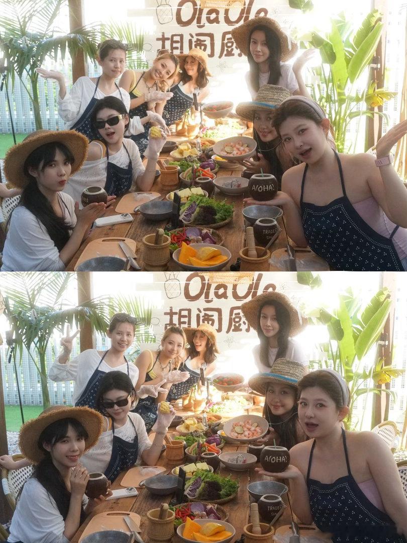 全女团综日之胡闹厨房!!!🥭🥘​​​