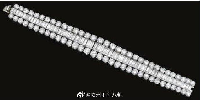 介绍一条西班牙贵族圈的全钻手链她曾属于西班牙罗曼诺内斯伯爵夫人艾琳，具体来源