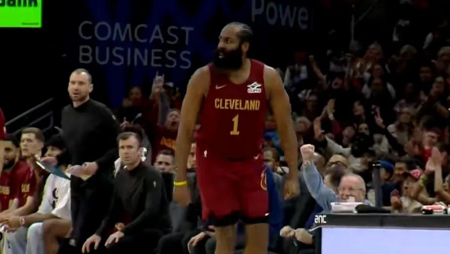 哈登：估计要迎战新鹰王约翰逊了！随着骑士主场117：108轻松战胜步行者！战