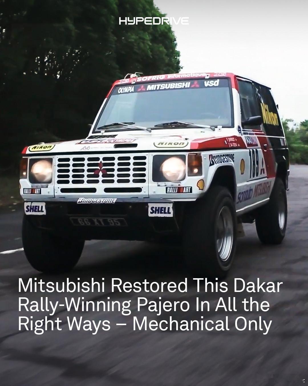 帕杰罗1985年三菱参加达喀尔拉力赛并夺冠189号•夺冠历程：1985年的