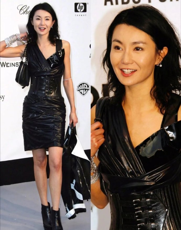 张曼玉当年在戛纳的这身穿搭放现在依旧是Top