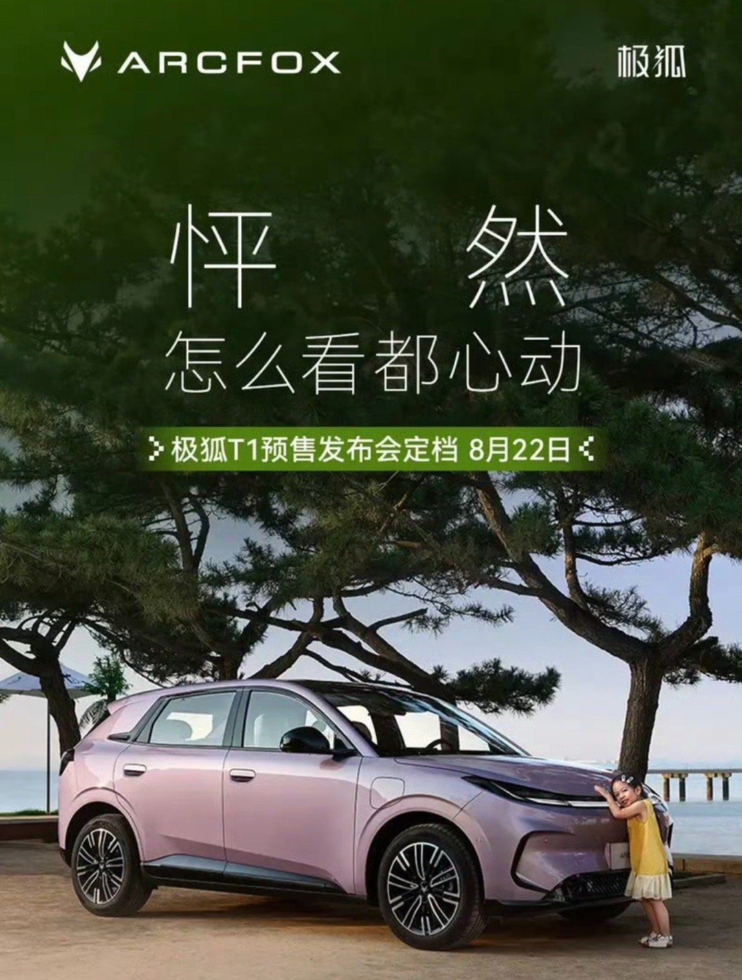 【北汽极狐T1车型开启盲订将于8月22日开启预售】日前，ARCFOX极狐官方发