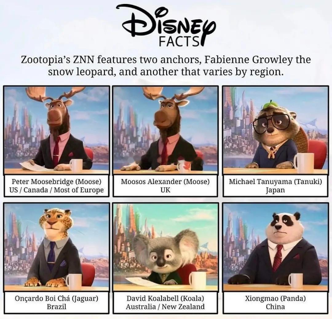 破案了，毛子的动物城2新闻主持人是麋鹿~