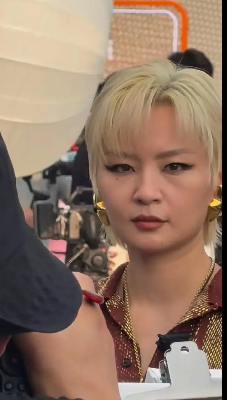 我的爱豆怎么这样了，是被热的吗？[笑着哭]感觉这个发型和发色都不是很搭，还有这