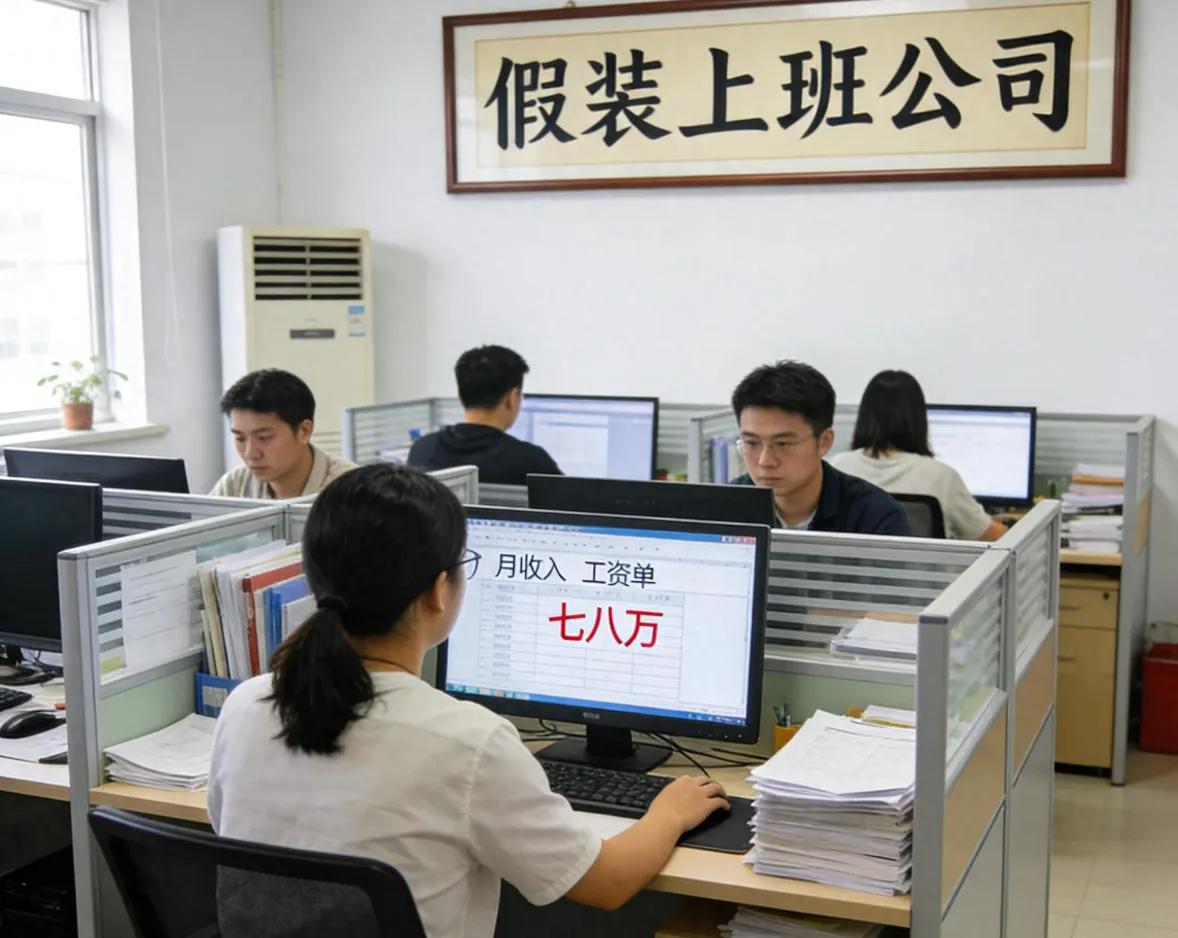 付费上班，一个月300。最近杭州一家名为“假装上班无限公司”火了，就像公司名一样