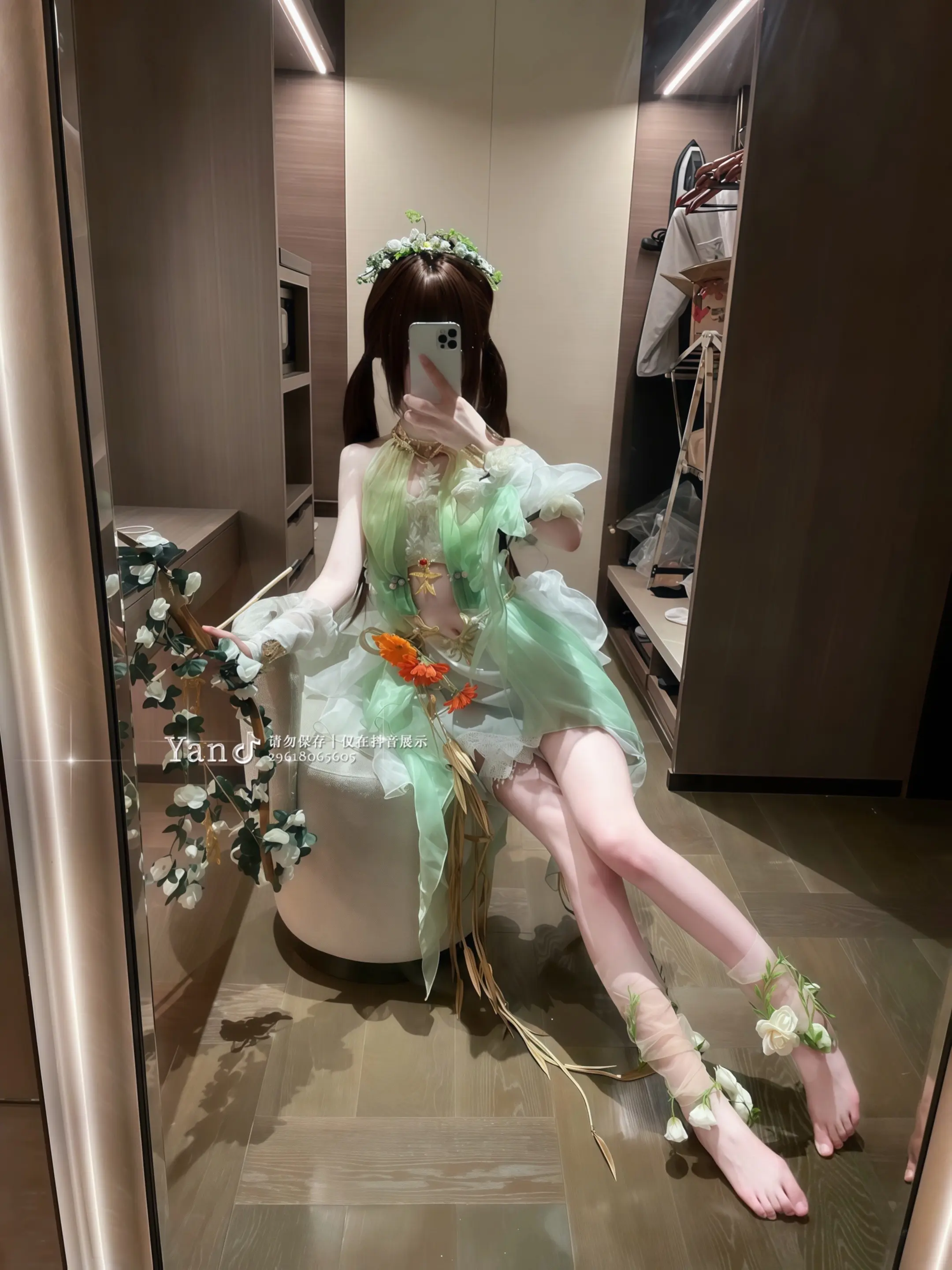 殷紫萍 沐昭 cos试衣 对镜拍 永劫无间