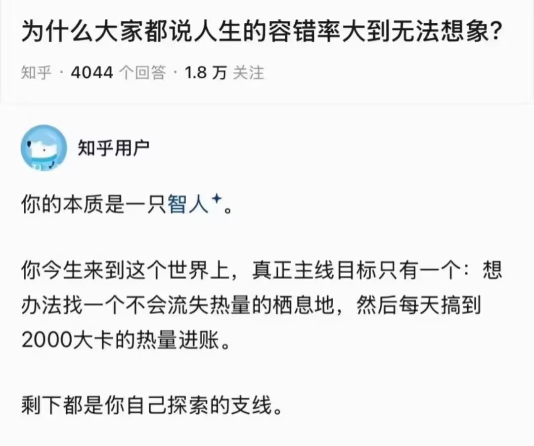 为什么大家都说人生的容错率大到无法想象?
